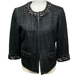Michael Kors Chain Neckline Jacket